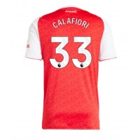 Arsenal Riccardo Calafiori #33 Domáci futbalový dres 2025-26 Krátky Rukáv